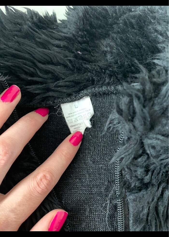 Siyah ince hırka - Görsel 3