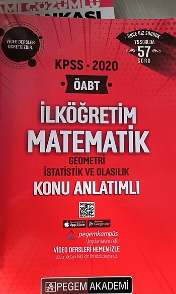 Beden Renk KPSS MATEMATİK ÖĞRETMENLİĞİ