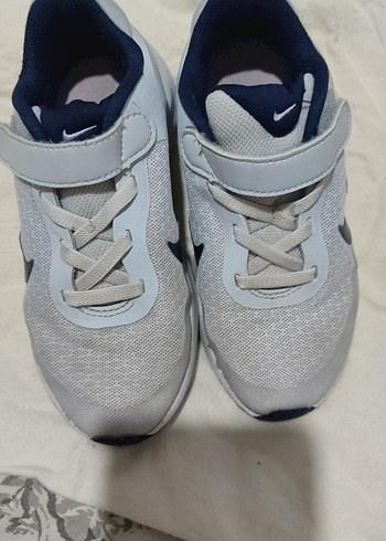 Nike Gri kız Çocuk Spor Ayakkabı Cırt Cırtlı
