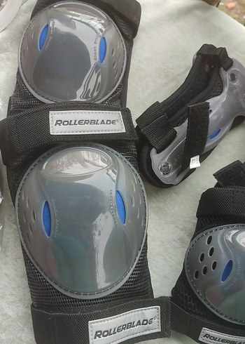 Gri Plastik Motosiklet Dizlikleri Velcro Bantlı - Görsel 2