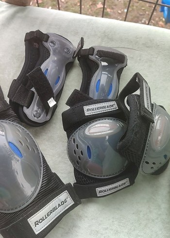 Gri Plastik Motosiklet Dizlikleri Velcro Bantlı - Görsel 3