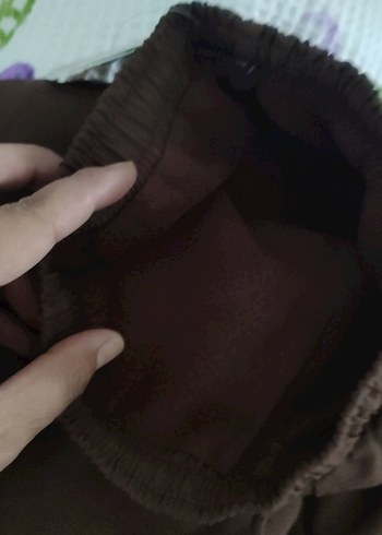 6 Yaş Beden cocuk Kahverengi Kumaş Pantolon