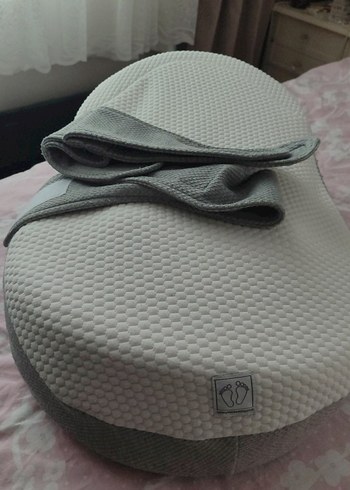 Gri Bebek Taşıma Slingi - Görsel 2