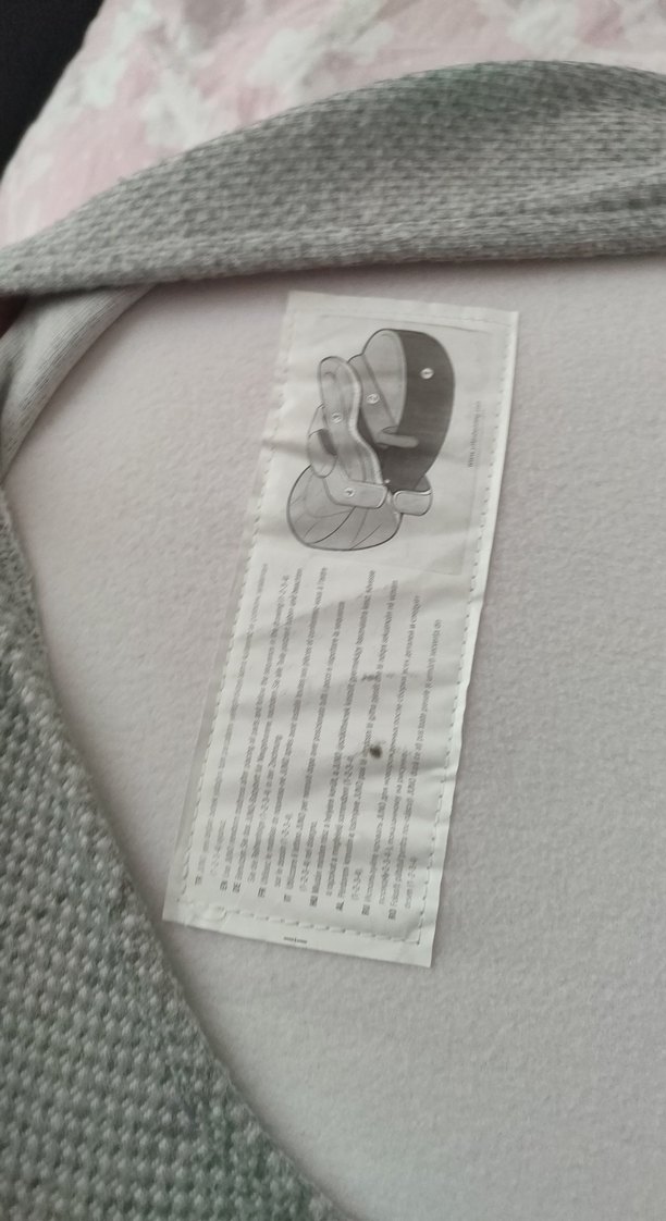 Gri Bebek Taşıma Slingi - Görsel 3