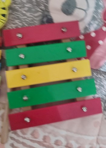 Renkli Ahşap Müzik Oyuncağı Seti - Görsel 3