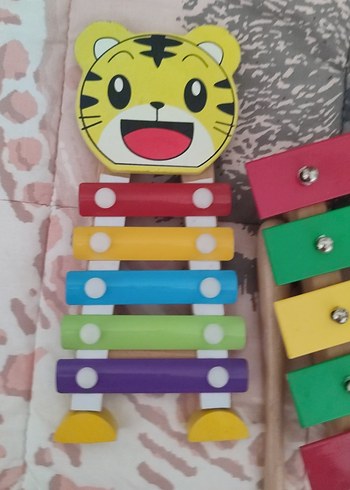 Renkli Ahşap Müzik Oyuncağı Seti - Görsel 2