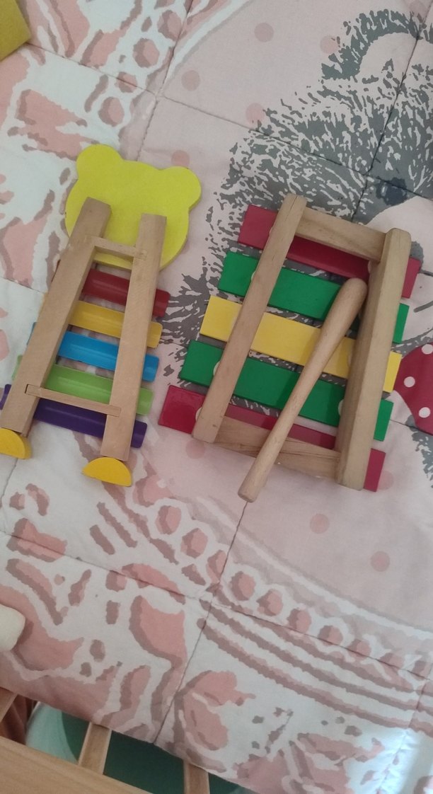 Renkli Ahşap Müzik Oyuncağı Seti - Görsel 4