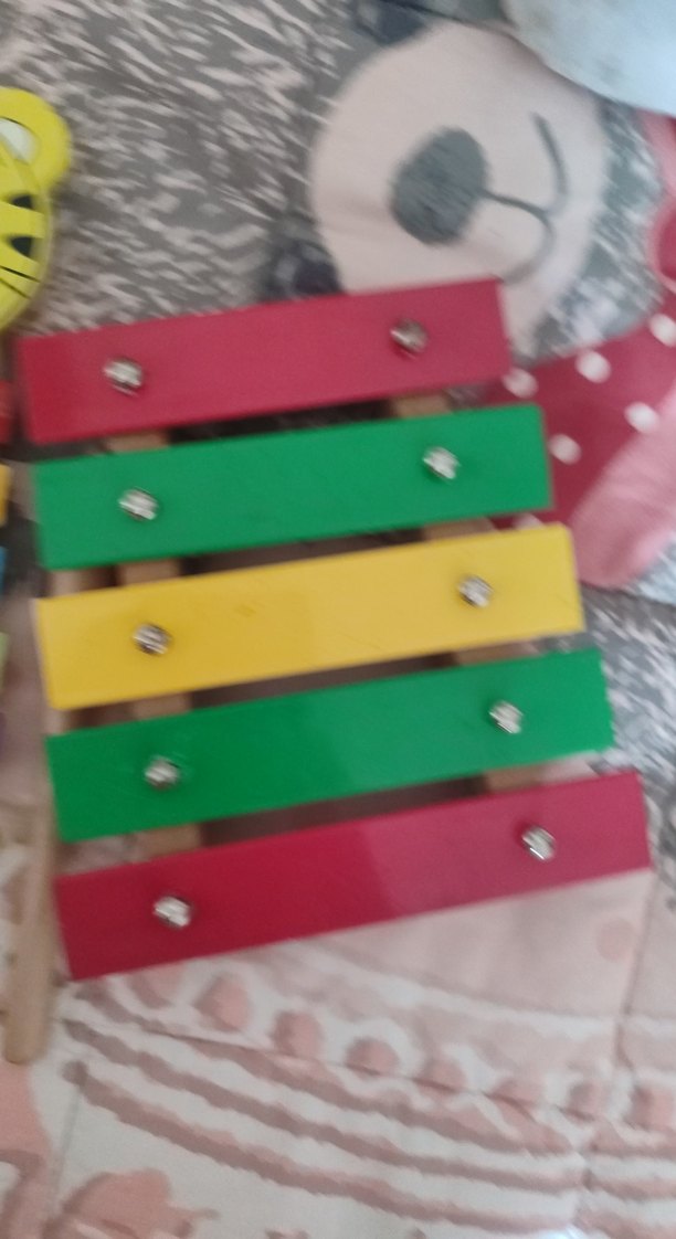 Renkli Ahşap Müzik Oyuncağı Seti - Görsel 3