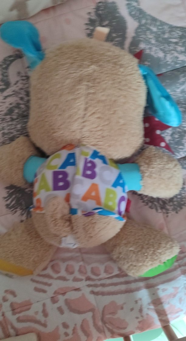 Renkli Eğitici Peluş Oyuncak Köpek - Görsel 3