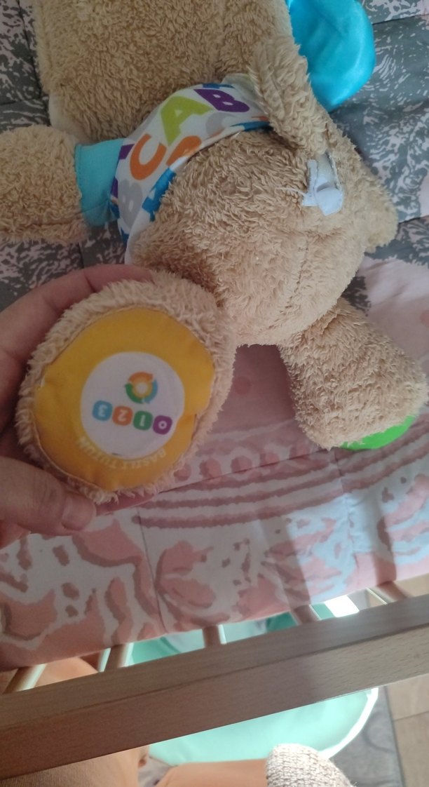 Renkli Eğitici Peluş Oyuncak Köpek - Görsel 4