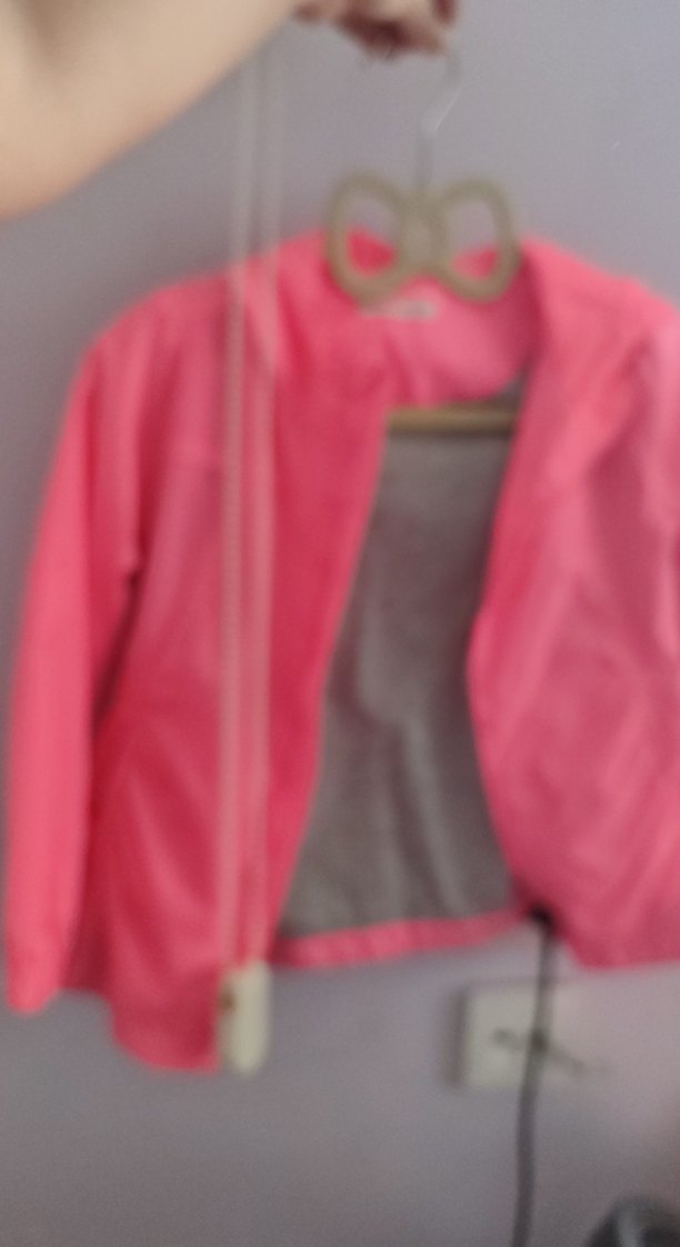 Kız Çocuk Pembe Fermuarlı İnce Yağmurluk - Görsel 3