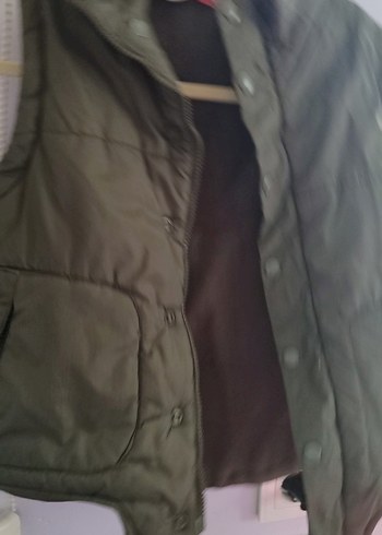 Düğmeli Kahverengi cocuk Yelek - Görsel 2