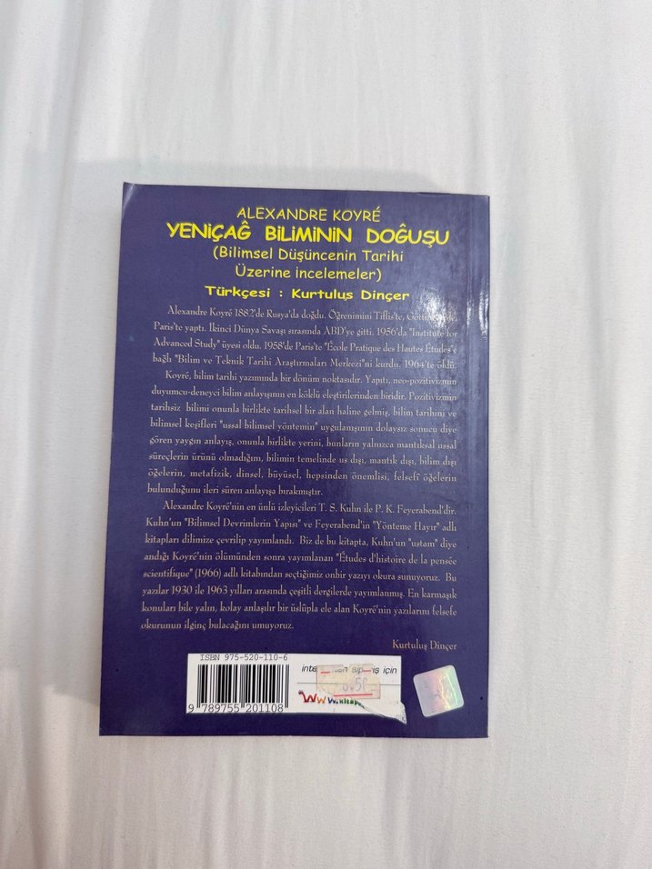 Alexandre Koyré - Yeniçağ Biliminin Doğuşu Kitabı - Görsel 3