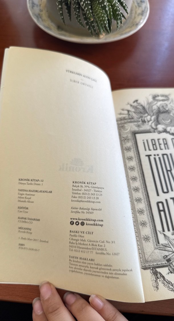 İlber Ortaylı - Türklerin Altın Çağı - Görsel 3