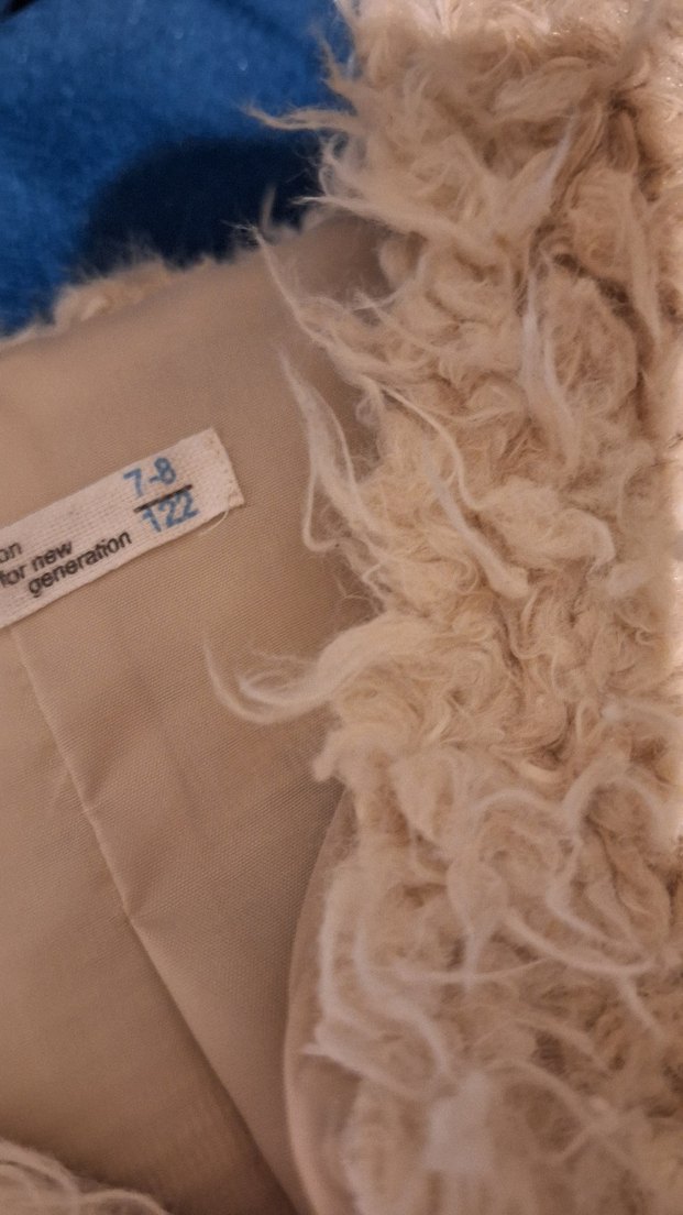 Kız Çocuk Peluş Kürk Yelek - Görsel 3