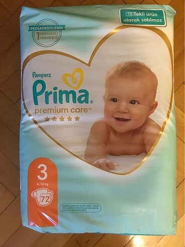 Prima premium care 3 numara 72li paket