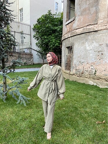 Zara Kimona sıfır alt üst takım