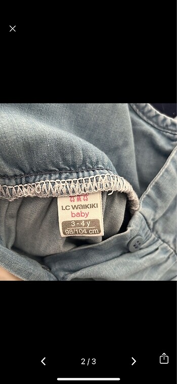 LC Waikiki LCW kız çocuk elbisesi