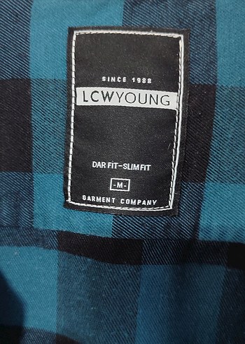 Erkek Lacivert Kareli Düğmeli Gömlek - Görsel 3