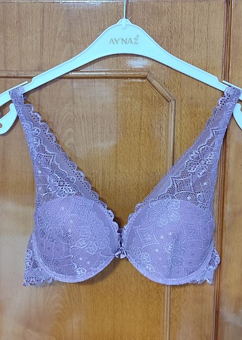 Lila Dantel Bohem Vintage Sütyen - Görsel 5