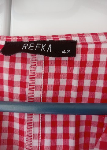 42 Beden kırmızı Renk Kemerli Kırmızı elbise