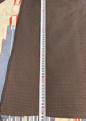 Mango Uzun Kollu Kahverengi Triko Elbise - Görsel 6