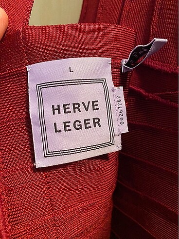 Hervé Léger Herve Leger Likralı Viskon Elbise