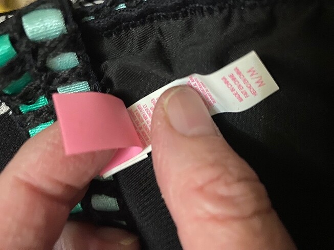 m Beden siyah Renk Victoria Secret Bikini Takım