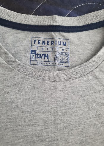 13-14 Yaş Beden gri Renk Fenerbahçe çocuk tshirt