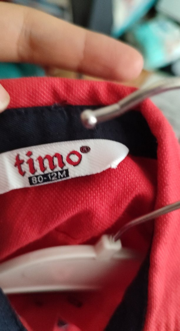 Uzun Kollu Kırmızı Erkek Çocuk Gömlek - Görsel 3