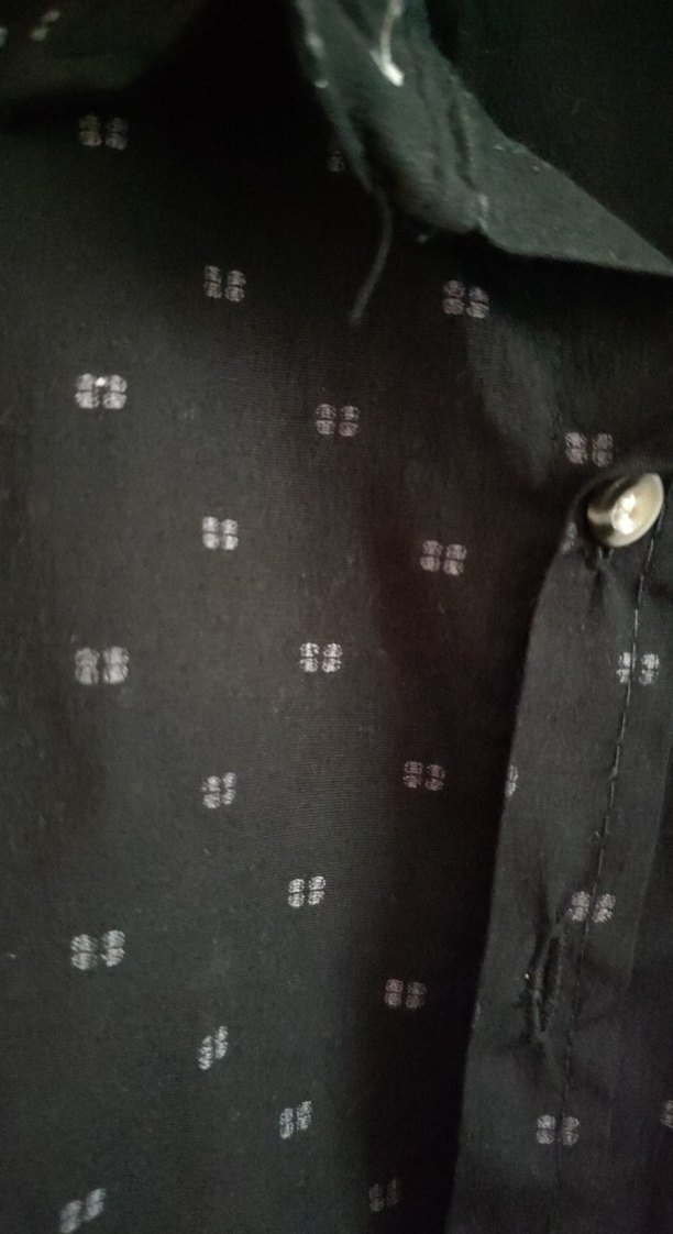 Erkek Çocuk Siyah Baskılı Uzun Kollu Gömlek - Görsel 4