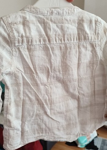 Bej Gri Kareli Erkek Keten Gömlek - Görsel 5