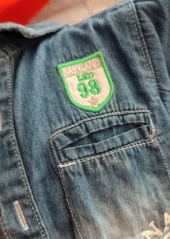 Erkek Çocuk Kot Gömlek Düğmeli Lacivert - Görsel 5