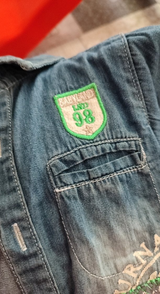 Erkek Çocuk Kot Gömlek Düğmeli Lacivert - Görsel 5