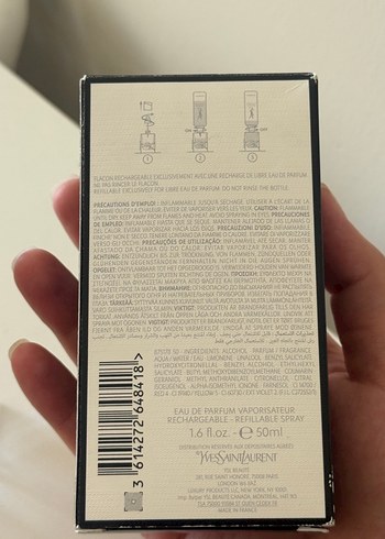 Yves Saint Laurent Yves Saint Laurent Libre BOŞ ŞİŞE VE KUTU