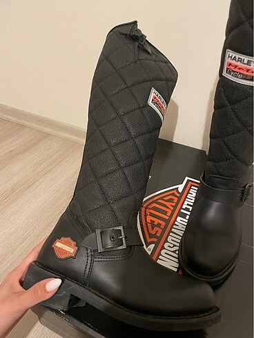 37 Beden siyah Renk Harley davidson çizme