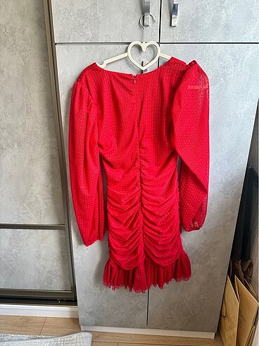 Trendyol & Milla Trendyolmilla kırmızı özel gün elbisesi