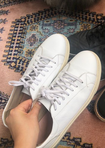 Beyaz erkek Sneakers - Görsel 4