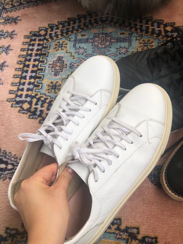 Beyaz erkek Sneakers - Görsel 4