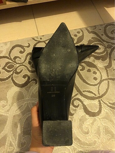 38 Beden siyah Renk Siyah stiletto