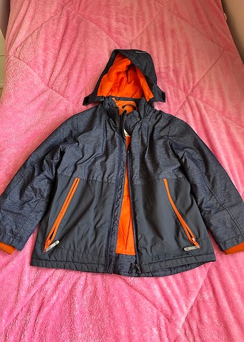 H&M Kapüşonlu Gri Erkek Çocuk Mont