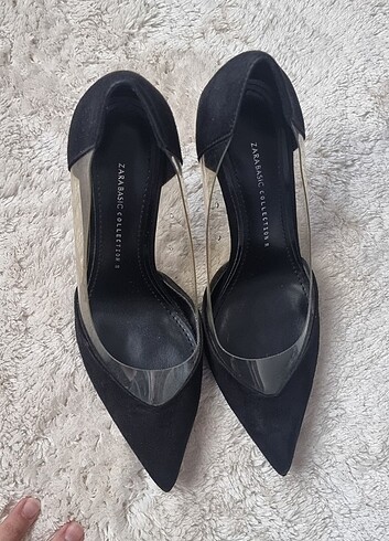 Zara 38 numara topuklu ayakkabi