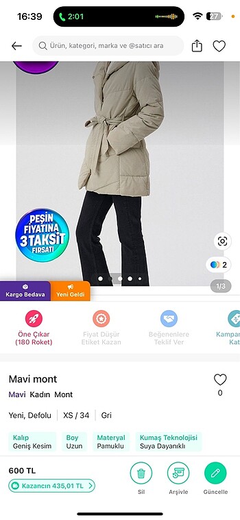 Mavi Jeans Mavi mont