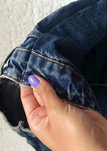 m Beden mavi Renk Kadın Lacivert Denim Pantolon