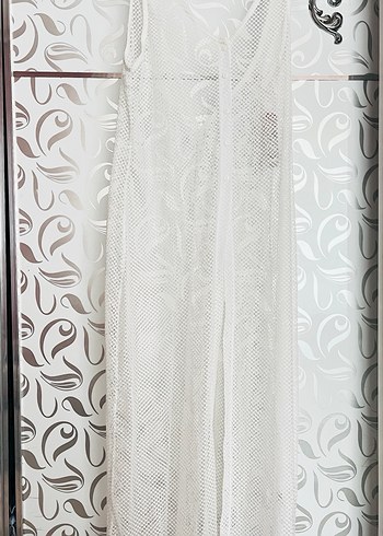 PENTİ PAREO Penti XL Polyester Beyaz Fileli Tül - Görsel 3