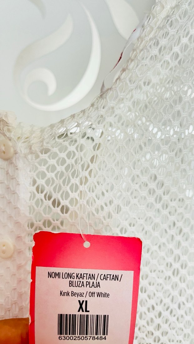 PENTİ PAREO Penti XL Polyester Beyaz Fileli Tül - Görsel 4