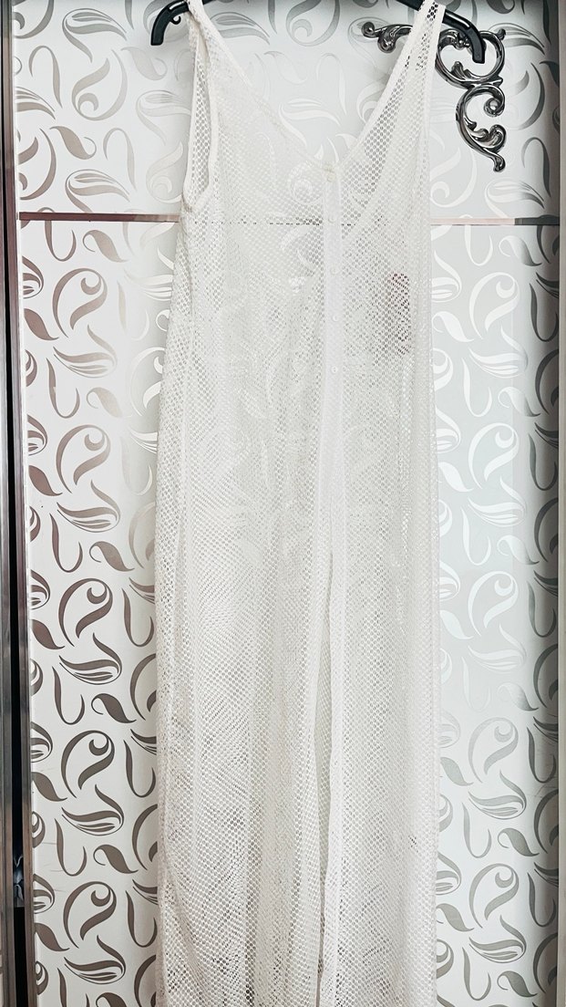 PENTİ PAREO Penti XL Polyester Beyaz Fileli Tül - Görsel 3