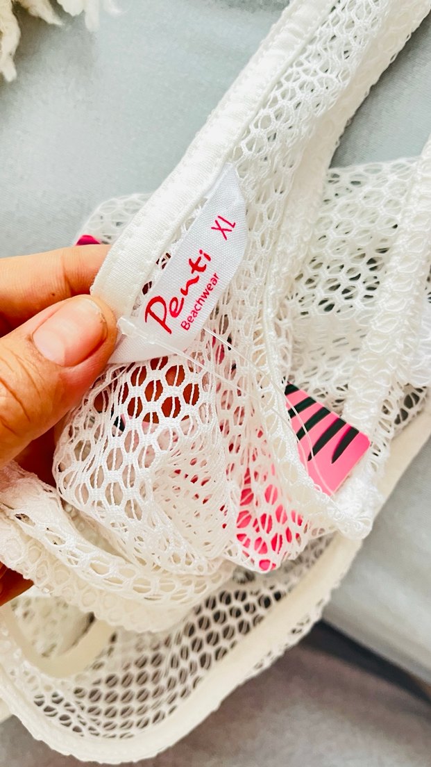 PENTİ PAREO Penti XL Polyester Beyaz Fileli Tül - Görsel 2