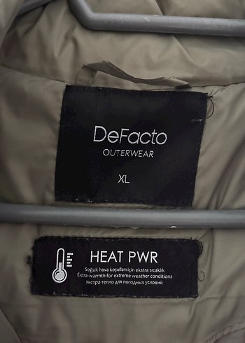 Yeşil Kadın Kışlık Mont Defacto Xl - Görsel 2