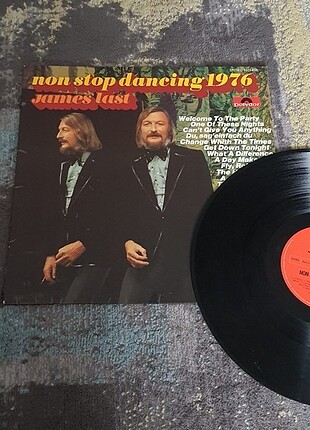 James Last plak 1976 -Non stop dancing album ismi temiz herhangi